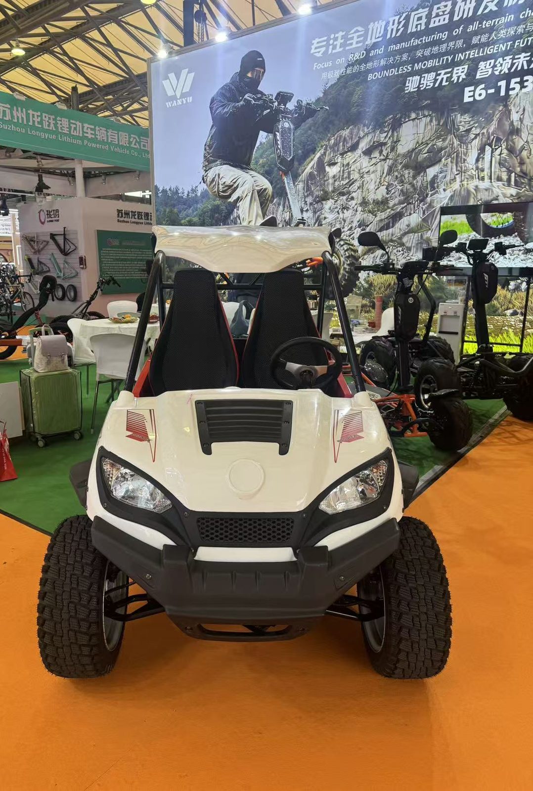 WANYU two-seat UTV at the Shanghai International Bicycle Show 2026