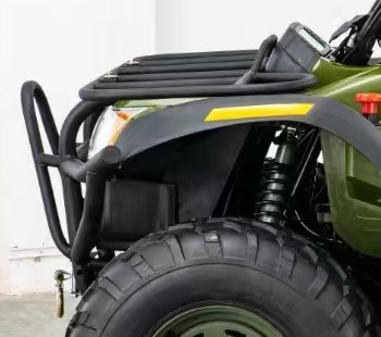 WANYU Varko E15 4×4 electric ATV — Front rack and front bumper